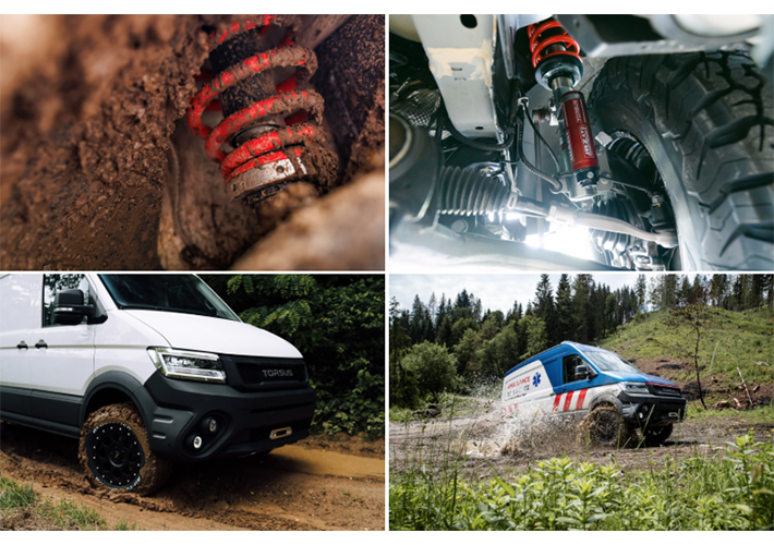 Foto TORSUS ANNOUNCES PARTNERSHIP WITH JRZ SUSPENSION ENGINEERING TO SUPPLY THE WORLD’S MOST VERSATILE OFF-ROAD 4X4 MINIBUS WITH A RADICAL ALL-TERRAIN SUSPENSION UPGRADE